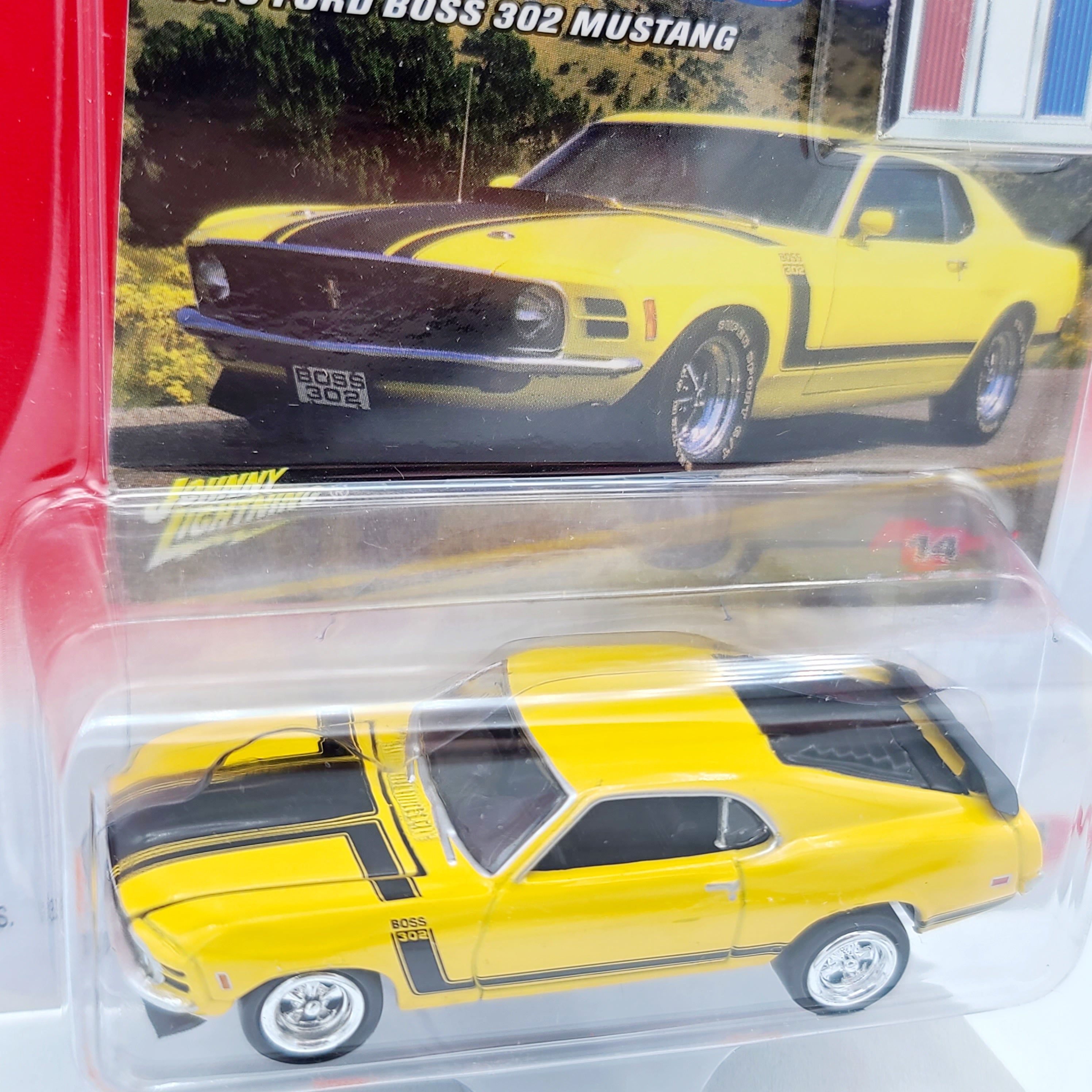 Johnny Lightning '70 Ford Mustang Boss 302 - 1:64 (2003 Mustang Series Release 3)